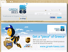 Tablet Screenshot of greek-bees.com